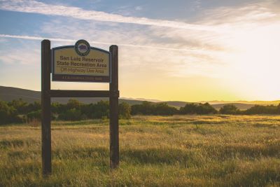 Photo of the Jasper Sears OHV area sign 